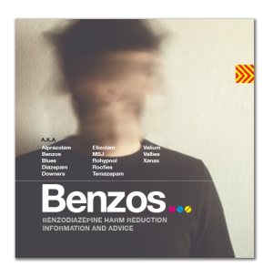 benzodiazepines advice booklet cover image