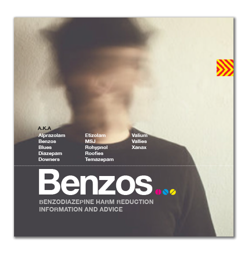 benzodiazepines advice booklet cover image