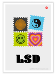 Front cover of LSD information resource showing LSD trips